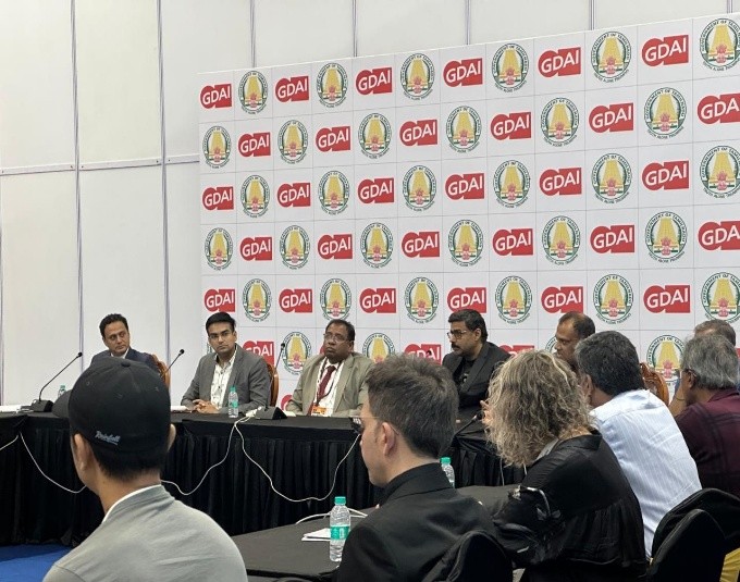 IGDC 2025 meeting and panel attendees discussing the Indian game industry.